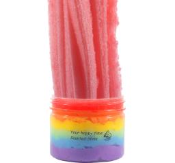 Kit de lama de lodo arco-íris para crianças, lama de algodão, mil seda, playdough colorido fofo, brinquedos DIY infantis, 70ml, 300ml, novo - Image 2