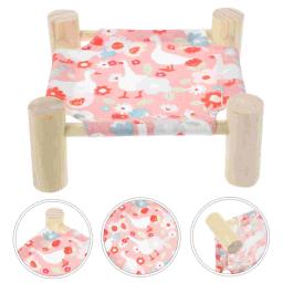 Rede elevada destacável do animal de estimação, Cama de dormir respirável, Cama confortável dos desenhos animados, Lavável, Multiuso, Coelho, Hamster - Image 1