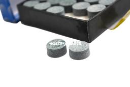 Pontas de taco de snooker, couro, cola, 9/10mm, 50 peças - Image 3