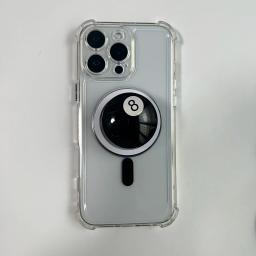 Coreia 3d bola de cristal bilhar titular caso do telefone móvel suporte para magsafe suporte magnético para iphone samsung griptok aperto tok - Image 3