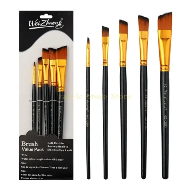 Conjunto de Pincéis de Aquarela para Arte e Desenho - Suprimentos Essenciais para Artistas