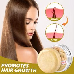 Ginger Shampoo para o crescimento do cabelo, Anti Hair Loss, Sabonete Branco, Escurecimento Shampoo, 100% Planta Pura, Orgânico Natural, Crescimento do cabelo - Image 2