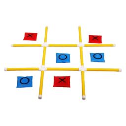 Giant Tic TAC Toe Game, brinquedo ao ar livre para a família, brinquedo esportivo infantil, Bean Bag Toss, jogo ao ar livre para gramado, festas de acampamento - Image 2