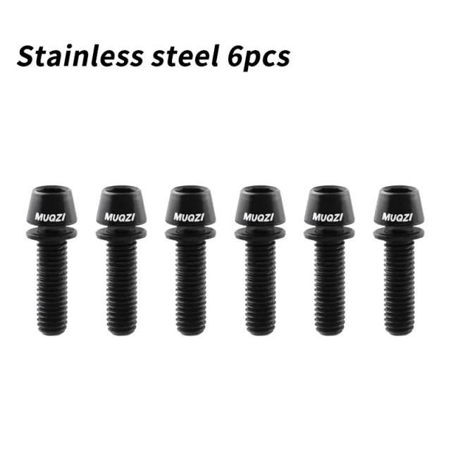 Muqzi Parafusos de Haste M5x17mm Aço Inoxidável e Aço 6 Peças