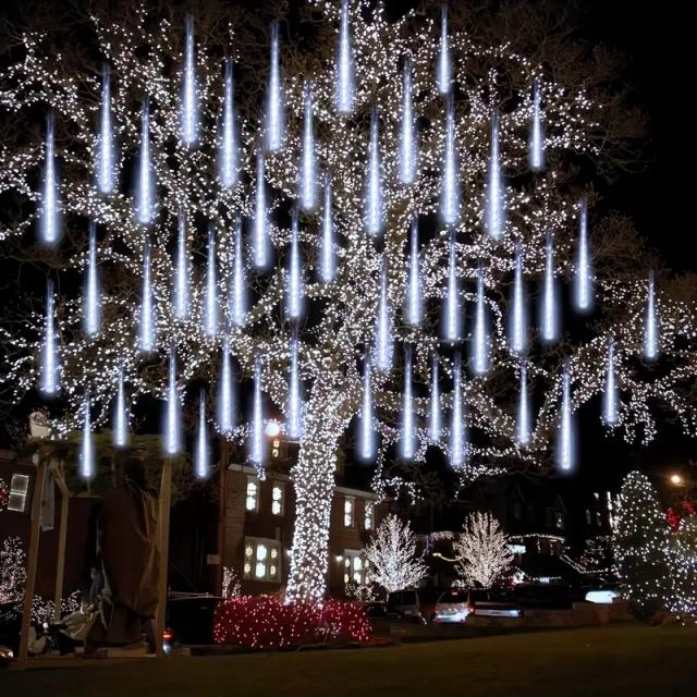 Luz de Natal Solar com 192 LEDs: Decoração Festiva para Todas as Estações com Fios de Estrela e Alimentação USB