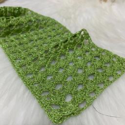 Fio de linho cintilante arco-íris doce, tricô manual DIY e crochê com fio, saia xale de camisola, verão, 250G/Grupo - Image 6