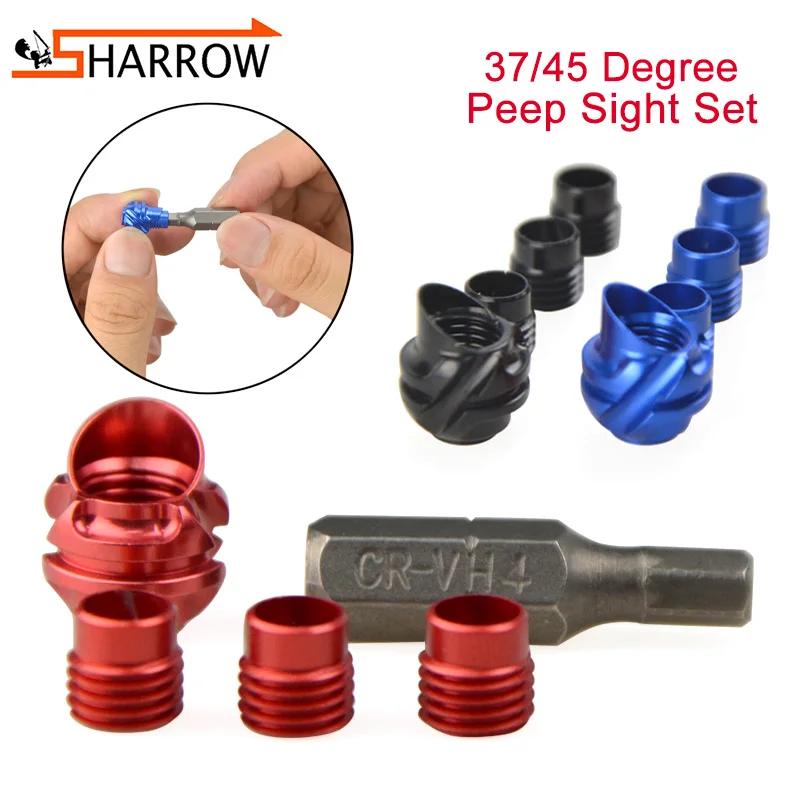 Conjunto de mira para tiro com arco composto, acessório para caça e tiro com arco, alcance interno, 37/45 graus, 1 conjunto - Image 1