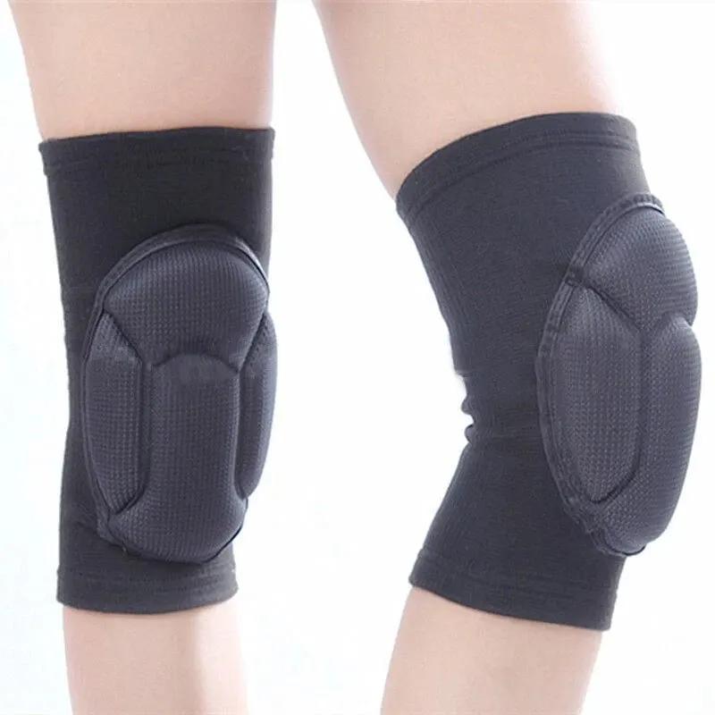 Voleibol Espessa Esponja Protetora Joelheiras, Protetor Anti-Colisão, Non-Slip Wrestling Dança Pads, 1 Par, 2Pcs - Image 1