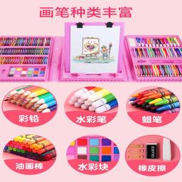 Pintura infantil conjunto completo de pincéis, ferramentas de arte, conjunto de caixa de presente, desenvolvimento de crianças, criação de desenhar interesses, materiais de arte - Image 3