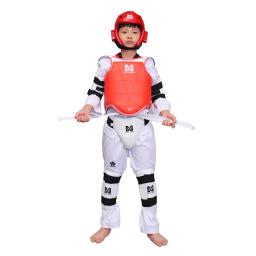 Conjunto de roupas masculinas e femininas de karatê, Taekwondo, Peito Protetor, Costas, Artes Marciais, Sparring Gear, Fitness Kids, Infantil - Image 4