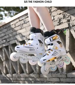 Patins de patins planos para adultos, sapatos profissionais de patinação, linha reta, iniciantes masculinos e femininos - Image 2