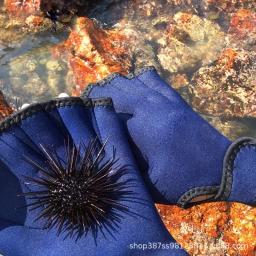 Luvas de natação Neoprene ajustável, metade do dedo Webbing, esportes aquáticos, remando, mergulho, mão de mergulho, 2024 - Image 2