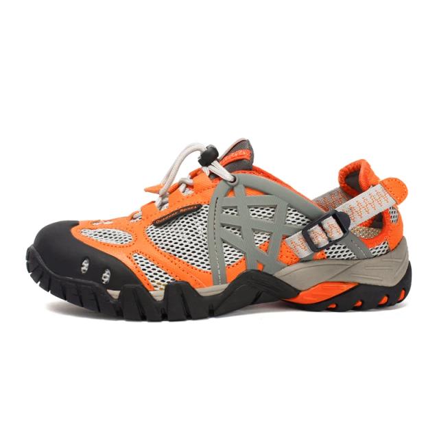 Sapatos de Caminhada Masculinos Montanhismo Respirável Leve Anti Deslizamento 4 Temporadas