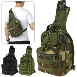 Sacos de ombro táticos para caminhadas, mochila trekking, escalada esportiva, acampamento, caça, mochila, pesca ao ar livre, saco de peito - Image 1