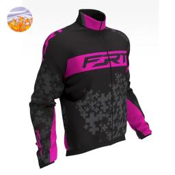 Jaqueta térmica de ciclismo para homens, terno manga comprida, roupa de bicicleta MTB Road Bike, inverno - Image 2