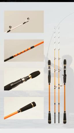 Atacado 1.55m 1.7m 2 seções de fibra carbono mar barco lento jigging varas de pesca fundo de água salgada fiação vara de fundição - Image 5