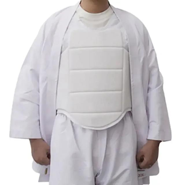 Protetor de Peito de Karatê Unissex com Proteção para Barriga e Costelas, Ideal para Crianças