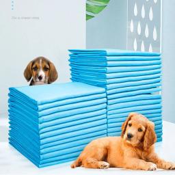 Almofada para treinamento de animais de estimação, absorvente para cães pequenos, almofada para fraldas descartáveis, à prova de vazamentos, tapete para xixi com superfície de secagem rápida - Image 1