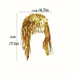 Perucas Cosplay Coloridas Vibrantes com Chapéus Divertidos, Ideal para Discoteca, Bolas, Festas de Aniversário, Reuniões de Grupo, 1Pc - Image 4