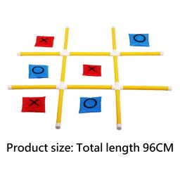 Giant Tic TAC Toe Game, brinquedo ao ar livre para a família, brinquedo esportivo infantil, Bean Bag Toss, jogo ao ar livre para gramado, festas de acampamento - Image 6