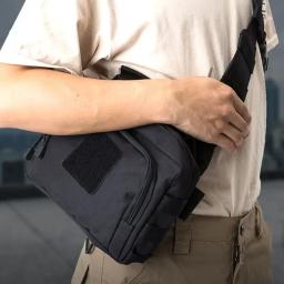Caça grande capacidade saco de armazenamento tático 2 banger saco mensageiro alcance sacos tático crossbody tiro caça engrenagem sacos - Image 2