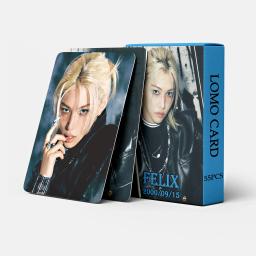55 Pçs/set Kpop Novo Ablum ATE Lomo Cartão Felix Foto Impressão Fotos Photocard Fãs Coleção Cartões Postais Presentes - Image 5