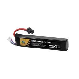 Pistola de Água Airsoft 11.1V 3S 2500mAh 30C 452096   Bateria lipo + carregador tamiya plug para airsoft bb pistola de ar brinquedos elétricos peças de arma - Image 4