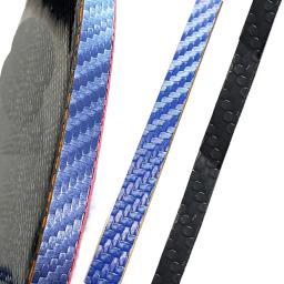 Fita De Borda De Raquete De Tênis De Mesa De Fibra De Carbono, Ping Pong Bat, Acessórios De Fita Lateral Protetora, PU Auto-Adesivo, Super Hard, 1Pc - Image 1
