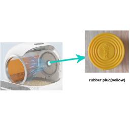 Tonepie caixa de areia automática para gatos, acessórios, porta inferior, cápsula, tela de ventilação, malha de filtro para substituição de banheiro para animais de estimação - Image 2