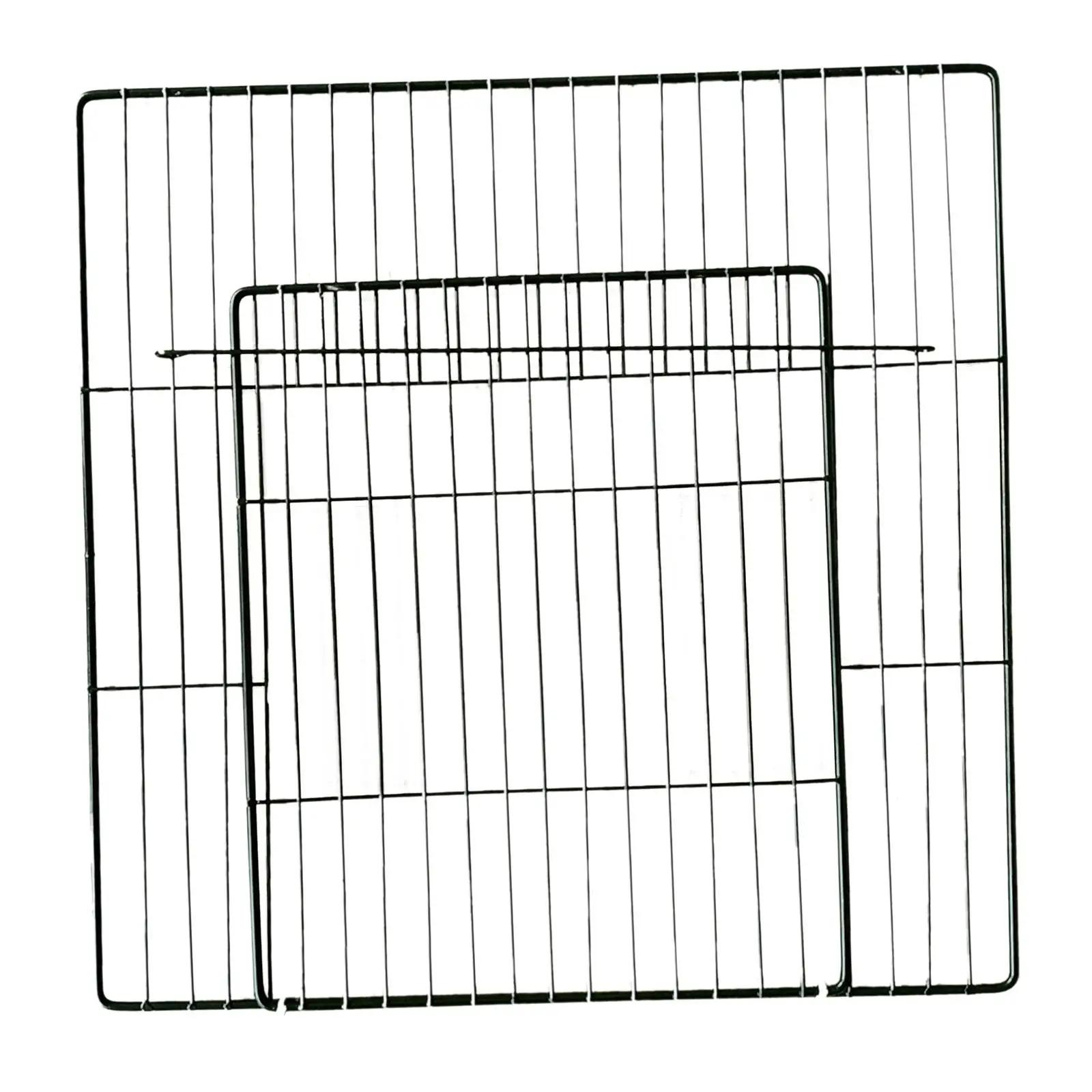 Porta portátil do cercadinho do animal de estimação, suprimentos do fio do metal da gaiola diy, expansível, cerca do fio para a tartaruga do filhote de cachorro - Image 1