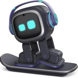 O cachorro robô de mesa EMO robô AI é um companheiro de robô interativo para animais de estimação e crianças que suporta controle de voz ChatGPT - Image 1