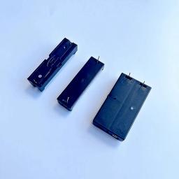 Suporte de bateria AA com pinos, caixa de bateria, tipo PCB, pode ser soldado, adequado para bateria AA, 1 a 2 slot, 10 a 20pcs - Image 2