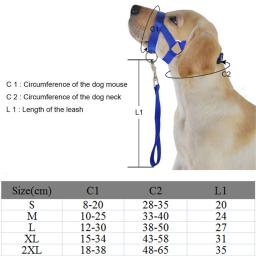 Ajustável Nylon Focinho Do Cão, Halter, Halti Formação Cabeça Collar, Gentle Líder Arnês, Anti Barking, Pet fornecimentos, Dog Halter, Novo - Image 5