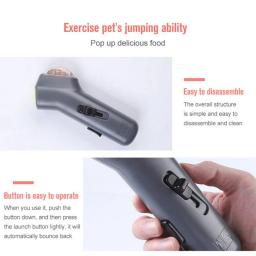 Pet Brinquedo de treinamento interativo Lançador de catapulta Lançador de lanches para cães Brinquedo de praia ao ar livre Cat Treat - Image 4