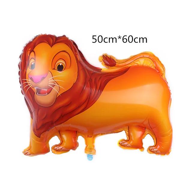 Suprimentos para lembrancinhas de festa de leão, canudos reutilizáveis para beber, simba, leão, balão, caixa de pipoca, adesivos para crianças, decorações de aniversário - Image 1
