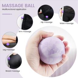 KSONE-Portátil Lacrosse Massagem Bola, Fitness, Rolo Massagem Muscular, Relaxamento, Suave, 1 - Image 6