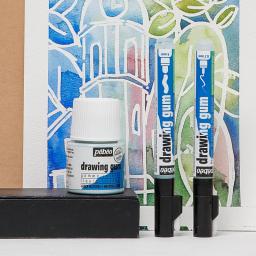 Pebeo Easy Peel Líquido De Máscara De Látex Líquido, Goma De Desenho, Seca Rapidamente para Tinta, Aquarela, Pintura Guache, Artista, Garrafa de 45ml - Image 3