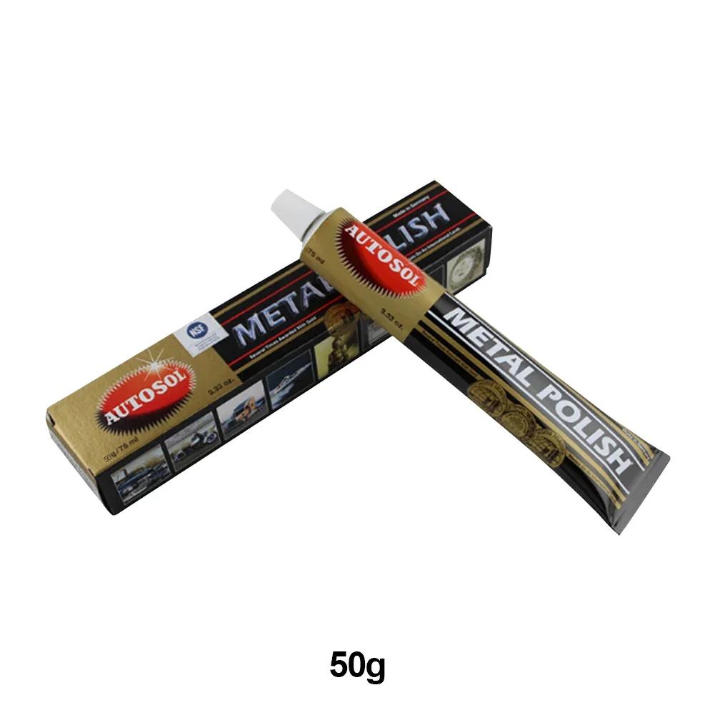 Metal polonês para cromo cobre, alumium, latão e mais pasta de polimento, superfícies limpas de ferrugem, pontos de graxa escala, 50g, 100g - Image 1