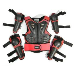 Crianças armadura corpo peito coluna para proteção esportes skate esqui colete protetor um transporte da gota - Image 3