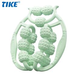 Rolo muscular de massagem com ponto de gatilho, bastão para pernas, braços, cotovelo de tênis, rolo de celulite de 15 rodas para alívio de tecidos profundos - Image 1