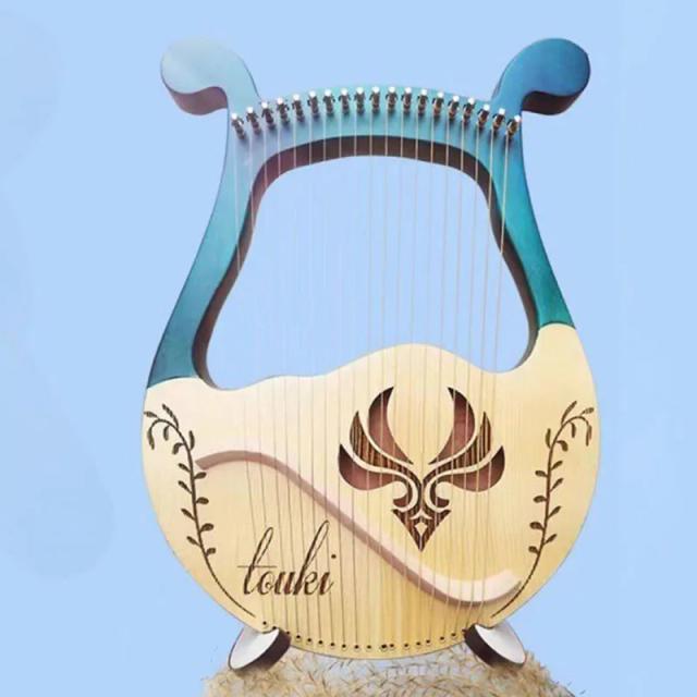 Harpa Vintage e Konghou: Lira Portátil e Simples para Bandas Clássicas e Músicos de Cordas