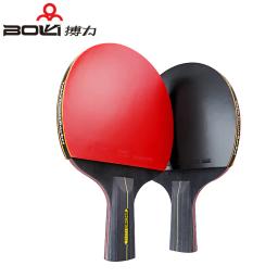 BOLI-Raquete De Tênis De Mesa Profissional, 5/6 Estrelas, Ofensiva, Ping Pong, Com Elasticidade Fina, 2 Pcs - Image 6