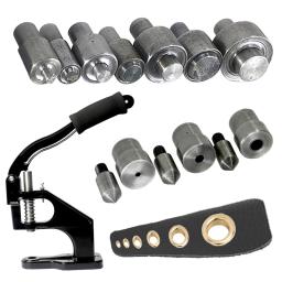 Metal perfurador buraco molde e ilhós grommet dados para mão máquina de imprensa punch ilhós ferramenta para roupas leathercraft accessorie - Image 1