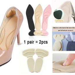 Palmilhas De Espuma De Memória De Salto De Sapato, Almofada De Salto Do Pé, Calçados Esportivos, Ajustável Antiwear Feet Palmilhas, Adesivo Protetor De Salto - Image 1