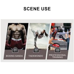 Kick boxe luva almofada soco alvo saco pu mma karate muay thai luta livre sanda taekwondo treinamento adultos crianças engrenagem de boxe - Image 4