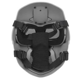 Máscara facial completa tática com capacete, capuz selvagem, Airsoft Paintball, CS Props, Cosplay, festa de Halloween - Image 5