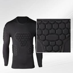 Novo esporte de segurança proteção eva engrossar camisas de goleiro de futebol rugby basquete camisas de futebol camiseta cotovelo protetor de peito - Image 5