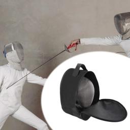 Máscara de esgrima Carry Protection Case, alta qualidade capacete protetor com babador acolchoado para prática diária e competição - Image 5