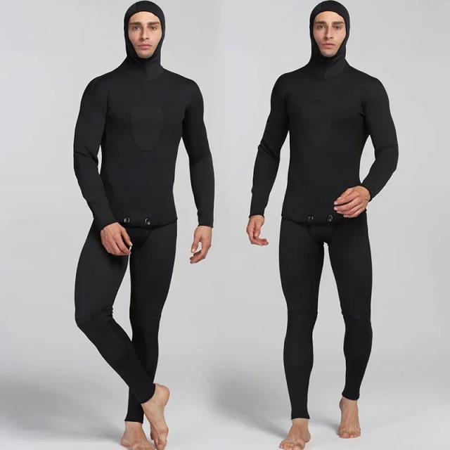 Roupa de Mergulho 3mm de Duas Peças à Prova d'Água para Surf e Atividades ao Ar Livre