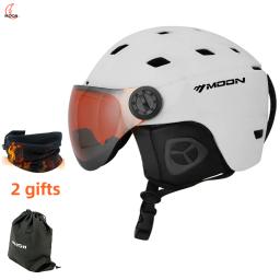 LUA-Capacete de Esqui Profissional para Adultos e Jovens, Universal para Skate, Snowboard, Equipamento de Neve, Quente, Inverno - Image 1